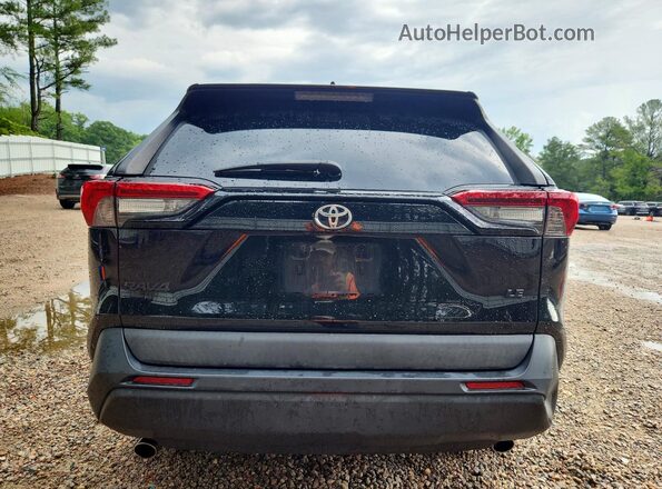 2T3H1RFV8MW125546 2021 TOYOTA RAV4 Black Вид ззаду