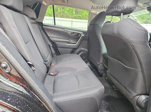 2T3H1RFV8MW125546 2021 TOYOTA RAV4 Black Вид задніх сидінь
