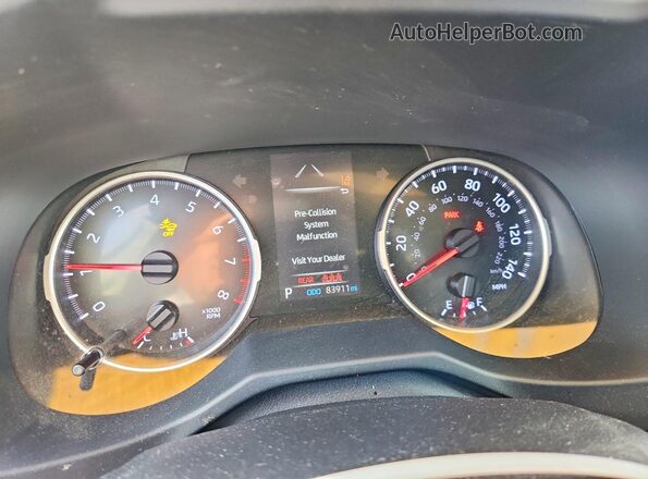 2T3H1RFV9MC093496 2021 TOYOTA RAV4 Серебряный Вид щитка приборов