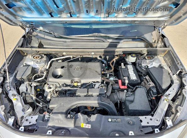 2T3H1RFV9MC093496 2021 TOYOTA RAV4 Серебряный Вид подкапотного пространства