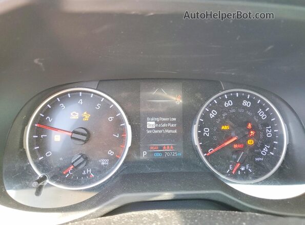 2T3H1RFV9MC110832 2021 TOYOTA RAV4 Silver ხელსაწყოთა პანელის ხედი