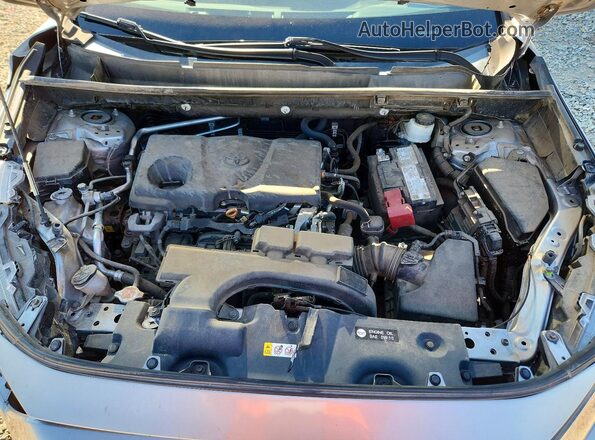 2T3H1RFV9MC124343 2021 TOYOTA RAV4 Silver ძრავის განყოფილების ხედი