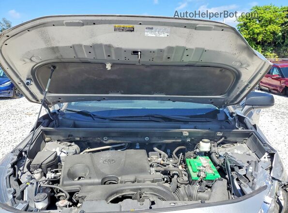 2T3H1RFVXMW165420 2021 TOYOTA RAV4 Silver უკანა სალონის ხედი