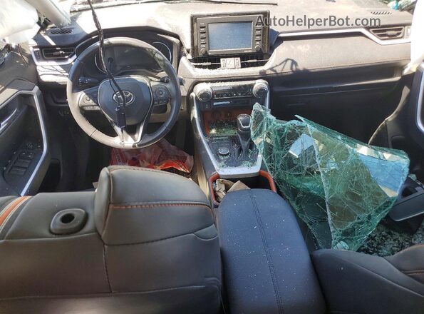 2T3J1RFV6NW256297 2022 TOYOTA RAV4 Зеленый Вид панели приборов
