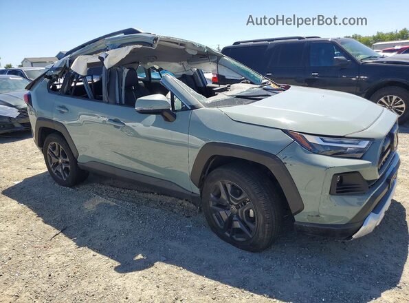 2T3J1RFV6NW256297 2022 TOYOTA RAV4 Зеленый Передняя правая четверть
