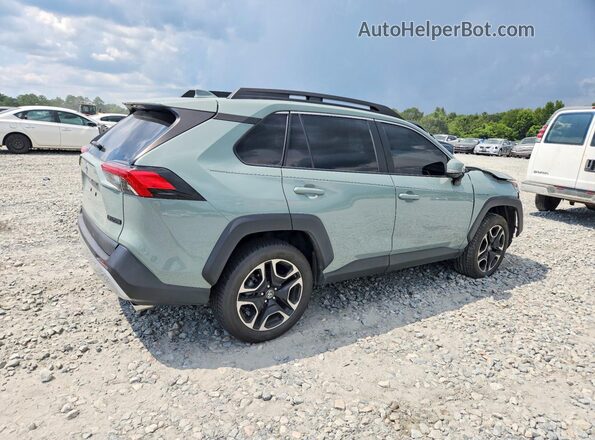 2T3J1RFV7KC046689 2019 TOYOTA RAV4 Green Tył prawy