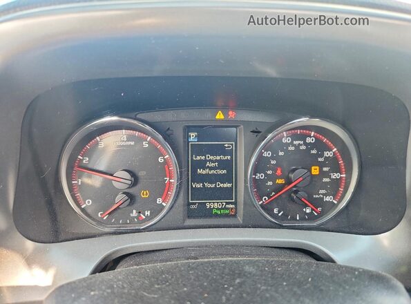 2T3JFREV9HW592873 2017 TOYOTA RAV4 Blue Вид щитка приладів