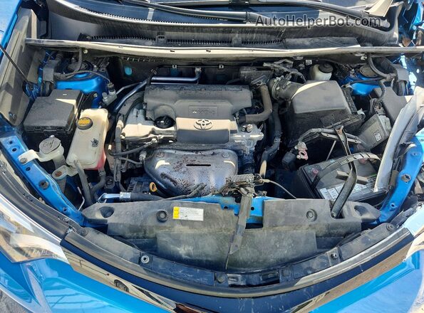 2T3JFREV9HW592873 2017 TOYOTA RAV4 Blue Вид підкапотного простору