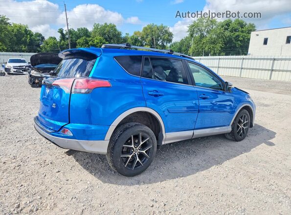 2T3JFREV9HW592873 2017 TOYOTA RAV4 Blue Задня права чверть