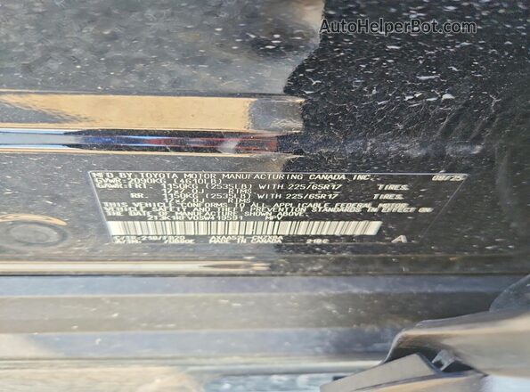 2T3K1RFV0SW419591 2025 TOYOTA RAV4 Black Вид наклейки з VIN-кодом