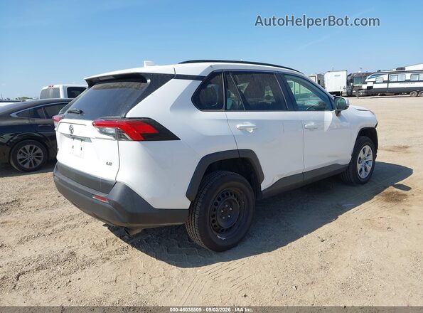 2T3K1RFV6LC066633 2020 TOYOTA RAV4 White Задня права чверть