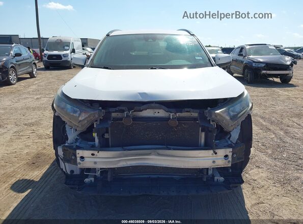 2T3K1RFV6LC066633 2020 TOYOTA RAV4 White Вид щитка приладів