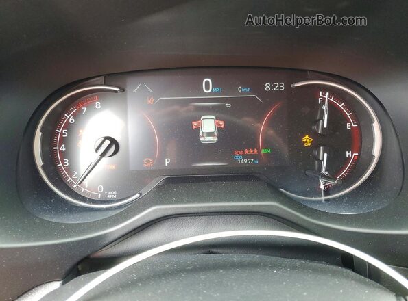 2T3K1RFV6SW374561 2025 TOYOTA RAV4 Белый Вид щитка приборов