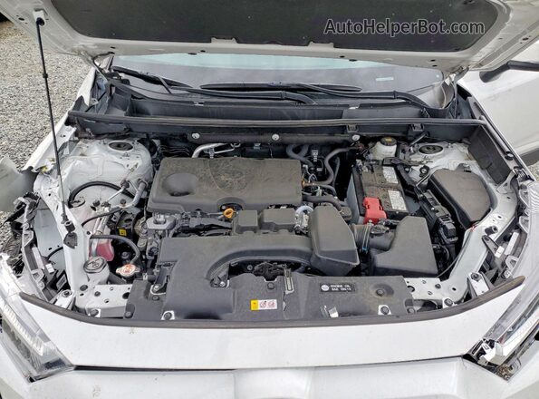 2T3K1RFV9SW404880 2025 TOYOTA RAV4 White Vista del compartimento del motor