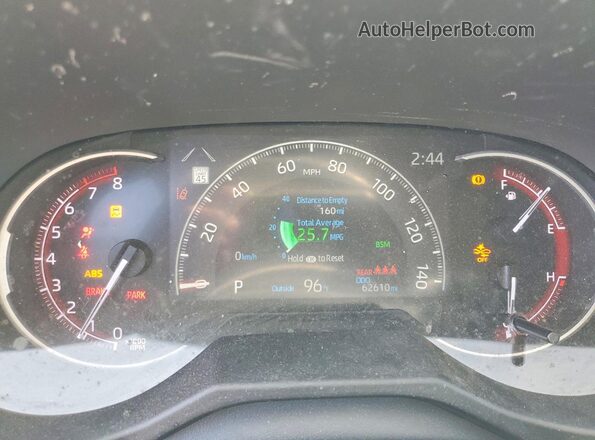 2T3K1RFVXPW271182 2023 TOYOTA RAV4 Gray Vista del cuadro de instrumentos