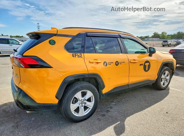 2T3LWRFV0KW001280 2019 TOYOTA RAV4 Yellow Front right