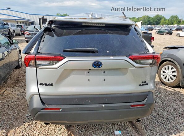 2T3LWRFV0NW141348 2022 TOYOTA RAV4 Серебряный Вид сзади