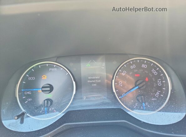 2T3LWRFV7LW080996 2020 TOYOTA RAV4 Gray Սարքավորումների վահանակի տեսք