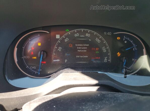 2T3MWRFV1SW252183 2025 TOYOTA RAV4 Белый Вид щитка приборов