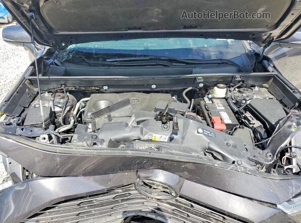 2T3N1RFV7NW281923 2022 TOYOTA RAV4 Gray უკანა სალონის ხედი