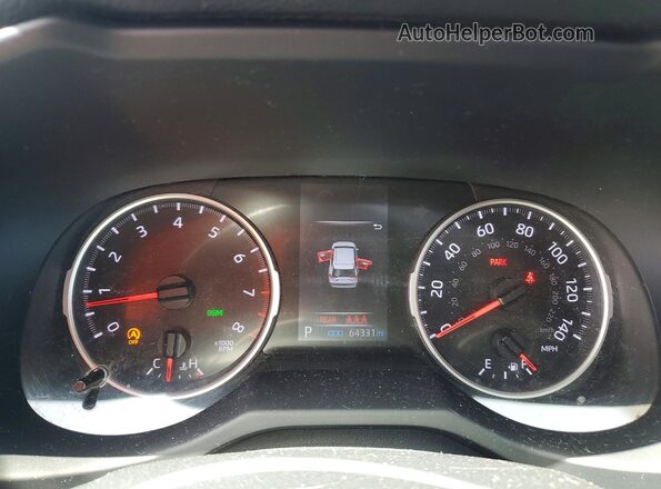 2T3P1RFV0MC141477 2021 TOYOTA RAV4 Blue Вид щитка приладів