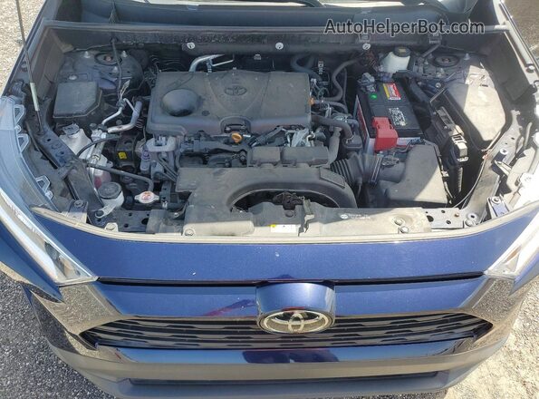 2T3P1RFV0MC141477 2021 TOYOTA RAV4 Blue Вид підкапотного простору