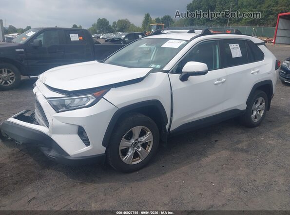 2T3P1RFV0MW153109 2021 TOYOTA RAV4 Белый Передняя левая четверть