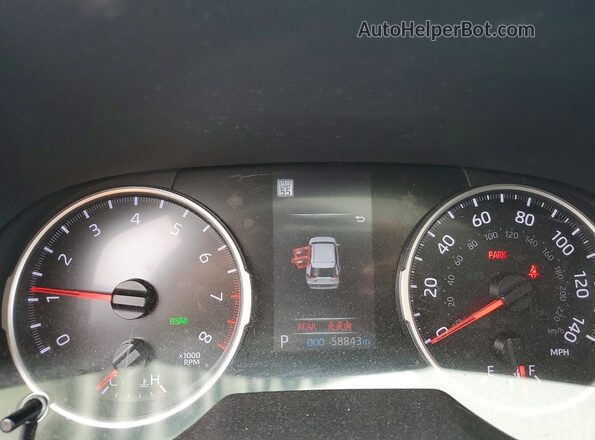 2T3P1RFV1LC119132 2020 TOYOTA RAV4 Turquoise ხელსაწყოთა პანელის ხედი