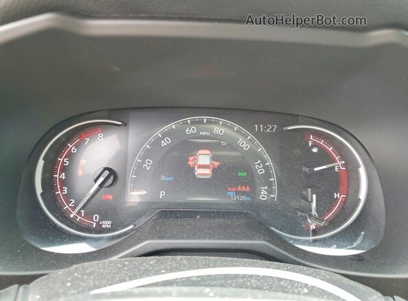 2T3P1RFV1RW485700 2024 TOYOTA RAV4 Red Vista del cuadro de instrumentos
