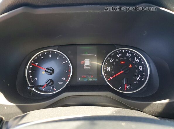 2T3P1RFV2NC268720 2022 TOYOTA RAV4 White Vista del cuadro de instrumentos