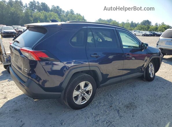 2T3P1RFV3MW167683 2021 TOYOTA RAV4 Синий Задняя правая четверть