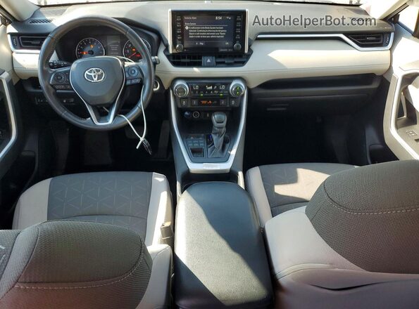 2T3P1RFV3MW167683 2021 TOYOTA RAV4 Синий Вид панели приборов