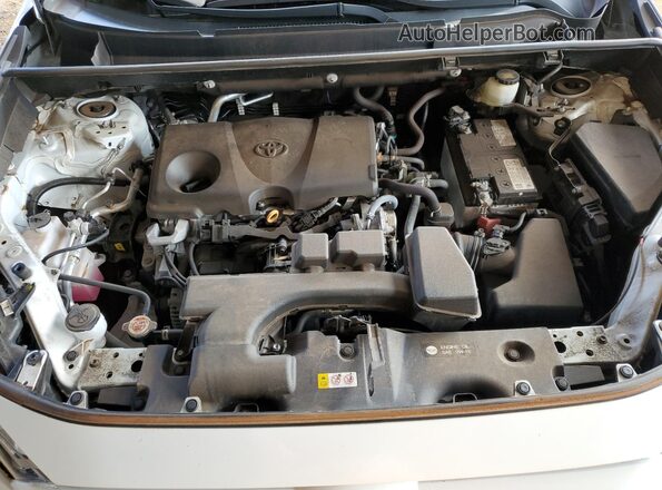 2T3P1RFV3NW250466 2022 TOYOTA RAV4 White Engine compartment view