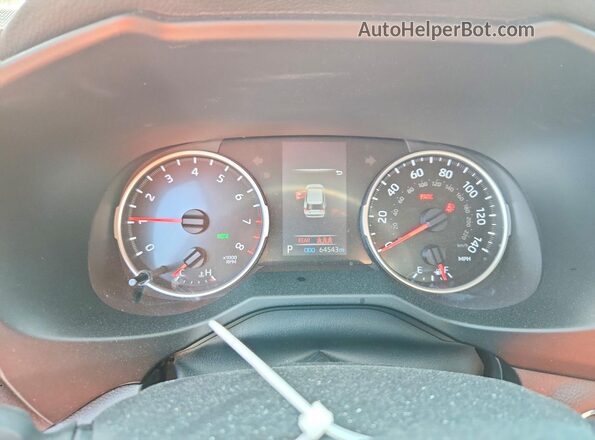 2T3P1RFV4MW178045 2021 TOYOTA RAV4 Red Սարքավորումների վահանակի տեսք