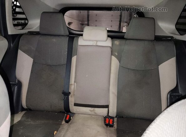 2T3P1RFV4NC265852 2022 TOYOTA RAV4 Silver უკანა სავარძლების ხედი