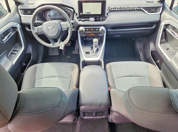 2T3P1RFV4SW564204 2025 TOYOTA RAV4 Blue Dashboard view