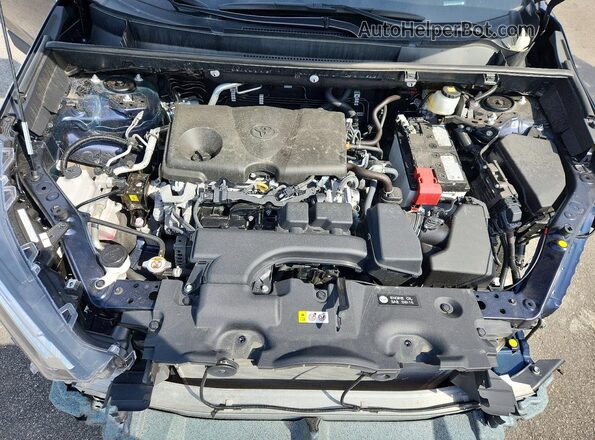 2T3P1RFV4SW564204 2025 TOYOTA RAV4 Blue Engine compartment view
