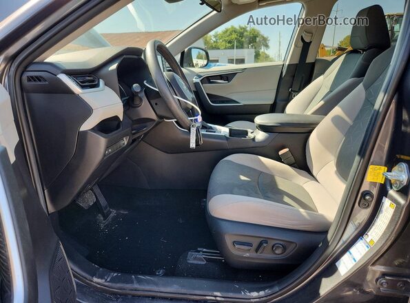2T3P1RFV5LC135124 2020 TOYOTA RAV4 Gray წინა სალონის ხედი