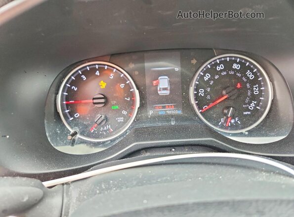 2T3P1RFV5LW108830 2020 TOYOTA RAV4 Red Вид щитка приладів