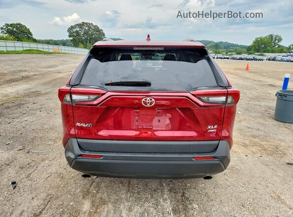 2T3P1RFV5LW108830 2020 TOYOTA RAV4 Red Вид ззаду