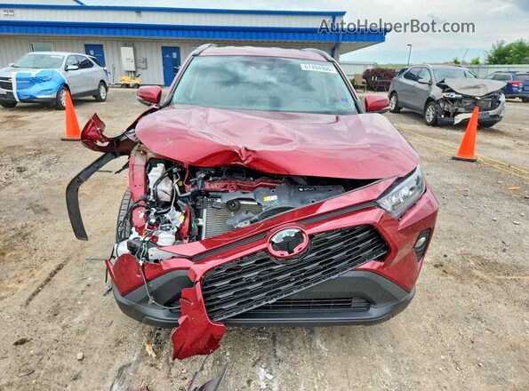 2T3P1RFV5LW108830 2020 TOYOTA RAV4 Red Вид спереду
