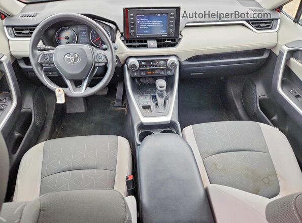 2T3P1RFV5LW108830 2020 TOYOTA RAV4 Red Вид панелі приладів