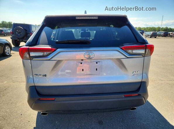 2T3P1RFV6LW122493 2020 TOYOTA RAV4 Серебряный Вид сзади
