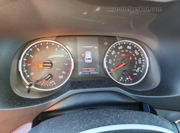 2T3P1RFV6LW122493 2020 TOYOTA RAV4 Серебряный Вид щитка приборов