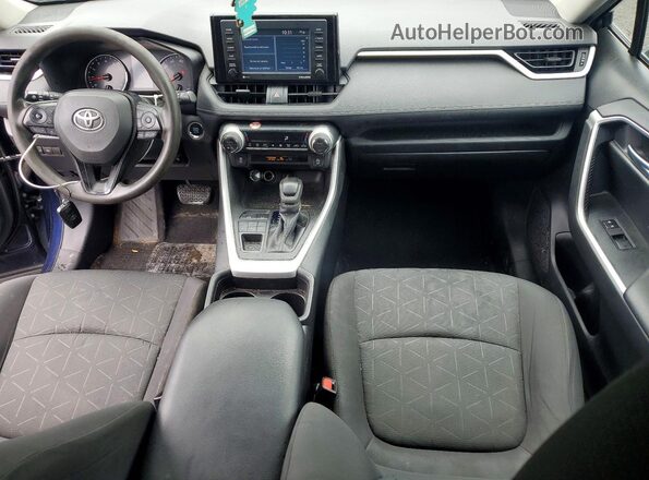2T3P1RFV6MW212406 2021 TOYOTA RAV4 Blue წინა პანელის ხედი