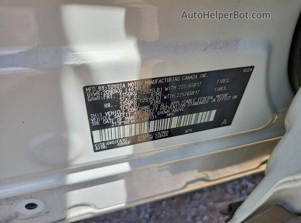 2T3P1RFV6RC489131 2024 TOYOTA RAV4 White Vista del compartimento del motor