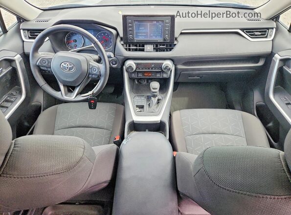 2T3P1RFV7NW304576 2022 TOYOTA RAV4 Charcoal Առջևի վահանակի տեսք