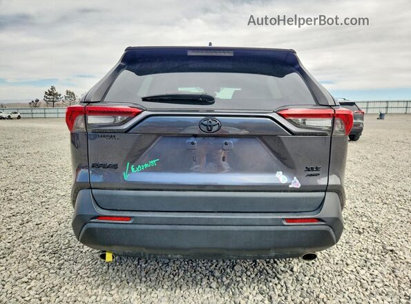 2T3P1RFV7NW304576 2022 TOYOTA RAV4 Charcoal Հետևի տեսք