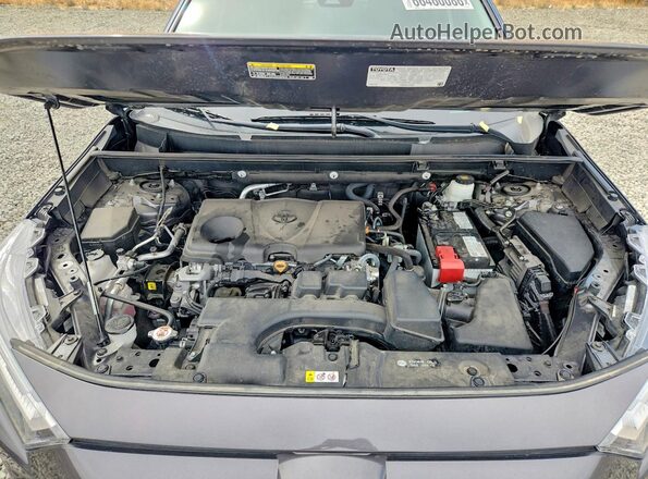 2T3P1RFV7NW304576 2022 TOYOTA RAV4 Charcoal Շարժիչի բաժամունքի տեսք