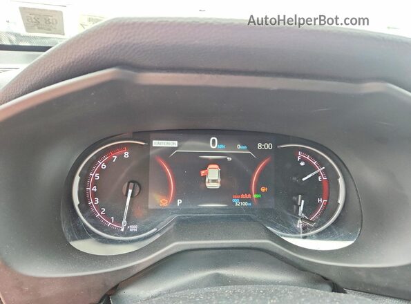 2T3P1RFV7PW343400 2023 TOYOTA RAV4 Серебряный Вид щитка приборов